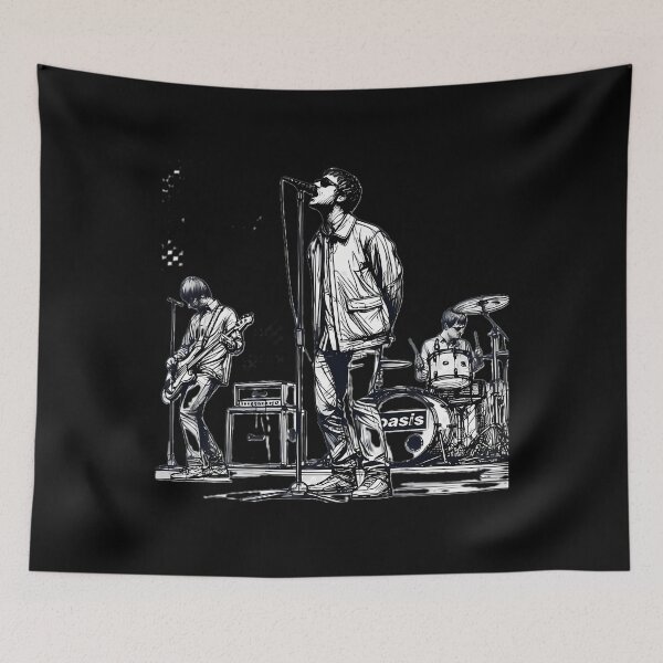Item preview, Minimalist Line Art Of Oasis Performing designed and sold by AustinRiggle1.