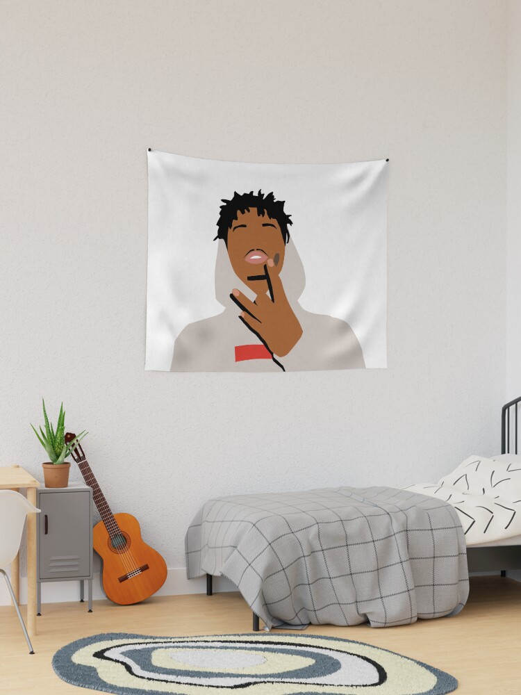 Album Cover Playboi Carti Lil Uzi Tapestry Uzi And Carti Tapestry Playboi  Carti Cartoon