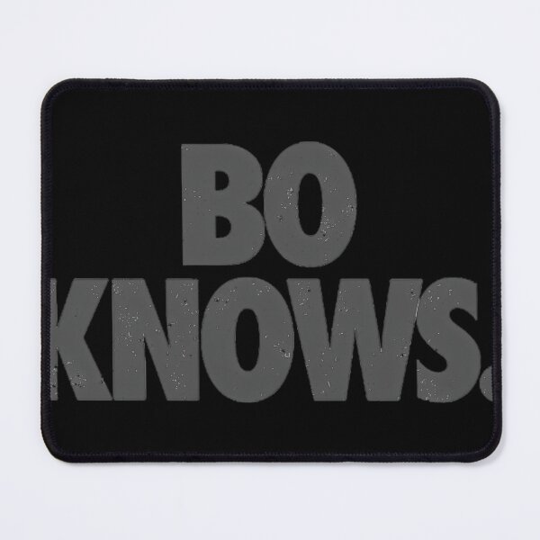 Item preview, Bo Knows Gray Vintage Text Logo designed and sold by JACQUELINESKINN.