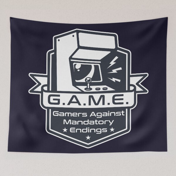 Item preview, G.A.M.E. – Gamers Against Mandatory Endings designed and sold by Milena R..
