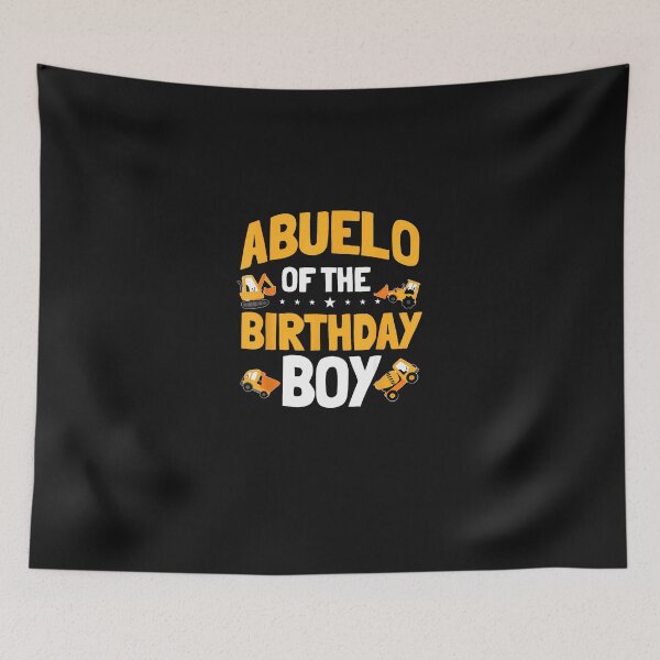 Item preview, Abuelo Of The Birthday Boy Construction Worker Bday Party designed and sold by stinemais4540.