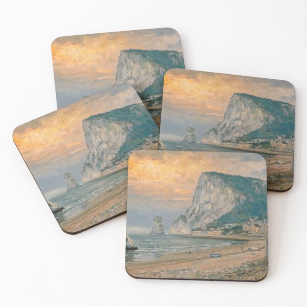 Item preview, The Beach and the Falaise d'Amont by Claude Monet designed and sold by Tamas Das.