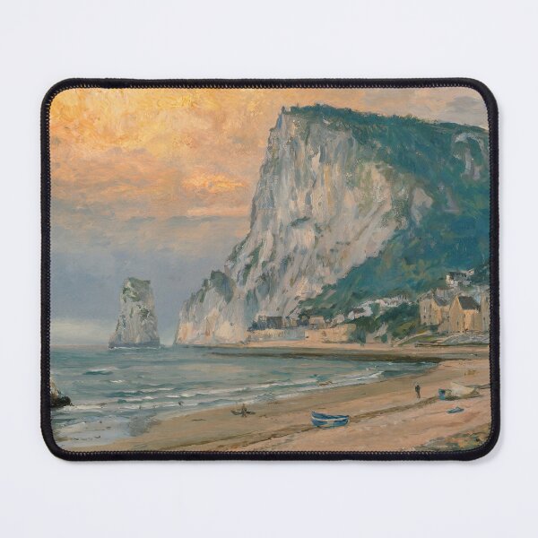 Item preview, The Beach and the Falaise d'Amont by Claude Monet designed and sold by Tamas Das.