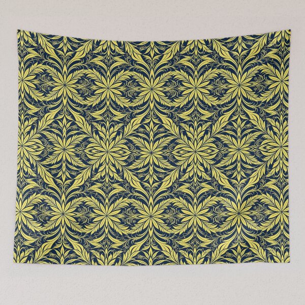 Item preview, Green, Flowers & Leaves, Abstract Artistic Stylize, Symmetrical Repeated Texture Pattern (image size 8320x12480) designed and sold by Digital-Davinci.