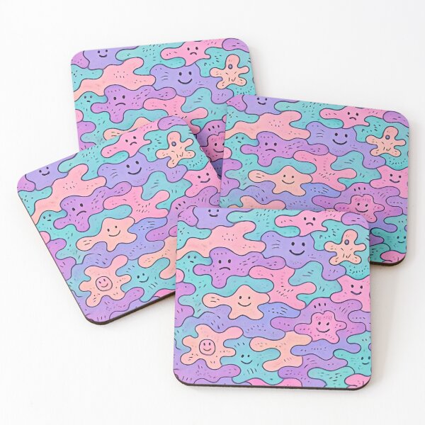 Item preview, Whimsical Pastel Camouflage Pattern designed and sold by Myra365Art.