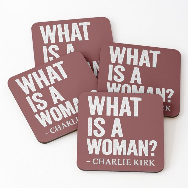 Item preview, Charlie Kirk Quote – What Is a Woman Distressed Typography Design designed and sold by Meandmyshop.