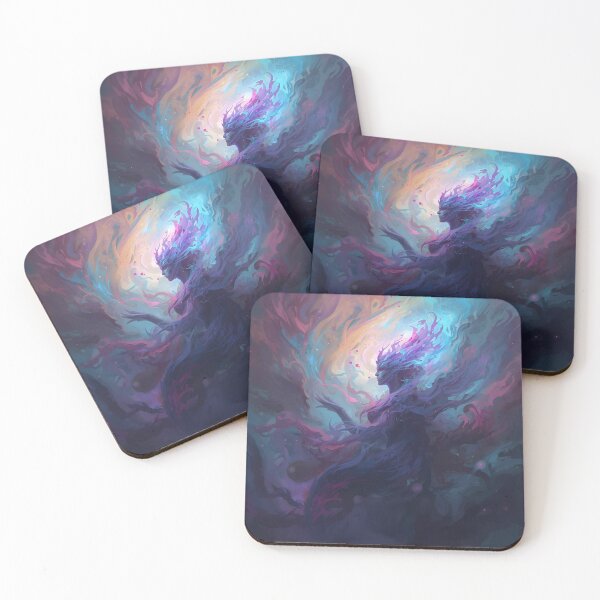 Item preview, Cosmic Spirit – Abstract Fantasy Woman in Colorful Energy designed and sold by Tik Logy.