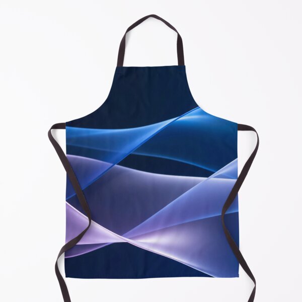 Item preview, Elegant Flowing Blue and Lavender Abstract Ribbon Waves with Smooth Gradient Motion on Deep Dark Elegant Background designed and sold by Mimoshi ⭐⭐⭐⭐⭐.