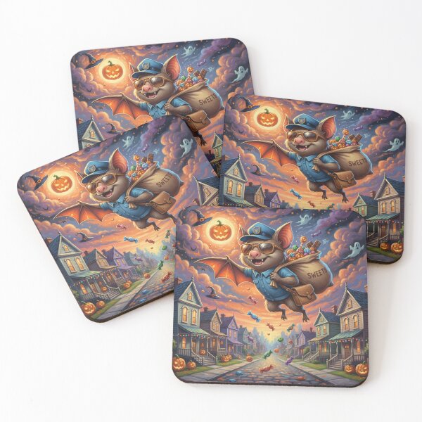 Item preview, Halloween Candy Bat Postman – Cute Trick or Treat Design designed and sold by Moon2025.