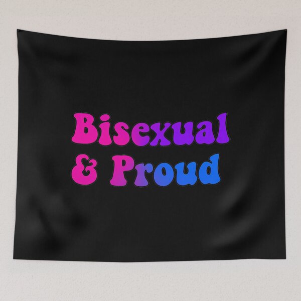 Item preview, Bisexual & Proud Illustration designed and sold by BlancheGibson1.