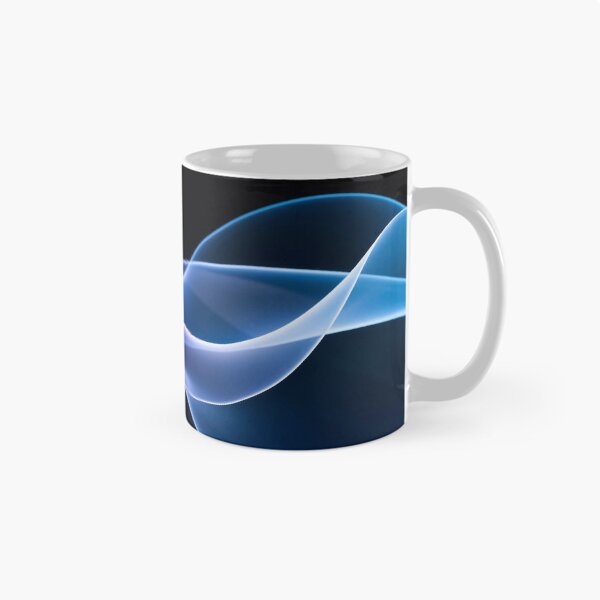 Item preview, Vibrant Blue and Pink Abstract Ribbon Waves with Smooth Gradient Flow and Elegant Motion on Dark Background designed and sold by Mimoshi ⭐⭐⭐⭐⭐.
