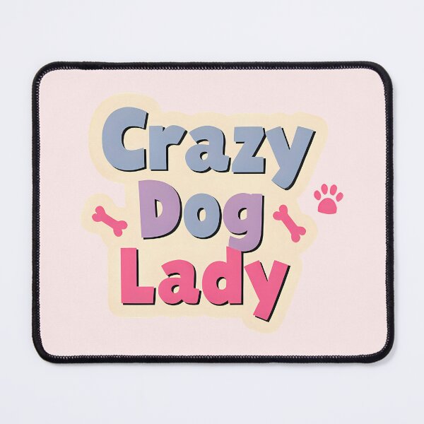 Item preview, Crazy Dog Lady Sticker designed and sold by FlamingGalahDesigns.