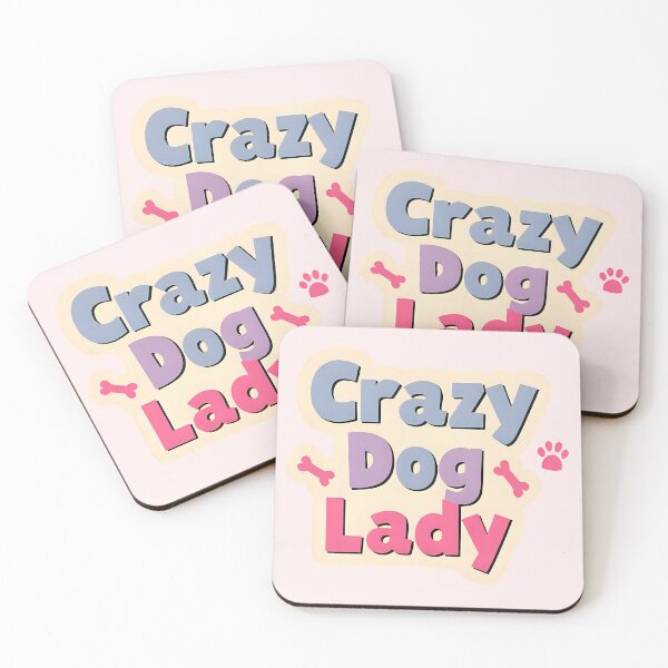 Item preview, Crazy Dog Lady Sticker designed and sold by FlamingGalahDesigns.