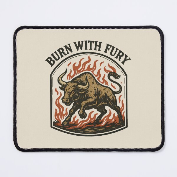Item preview, Bull Burn With Fury designed and sold by EdvvinStudios.