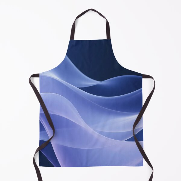 Item preview, Soft Lavender and Blue Flowing Abstract Ribbon Waves with Smooth Gradient Motion on Dark Elegant Background designed and sold by Mimoshi ⭐⭐⭐⭐⭐.