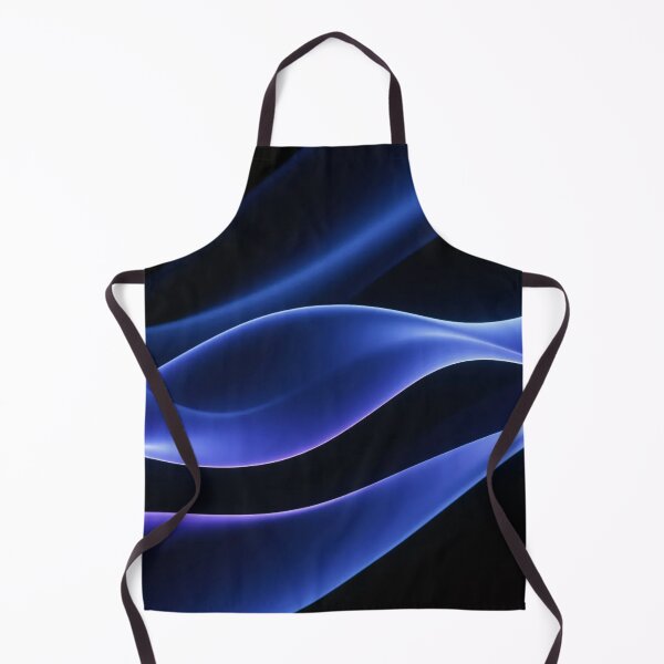 Item preview, Glowing Blue and Purple Abstract Wave Ribbon with Smooth Gradient Flow on Dark Futuristic Background Design designed and sold by Mimoshi ⭐⭐⭐⭐⭐.