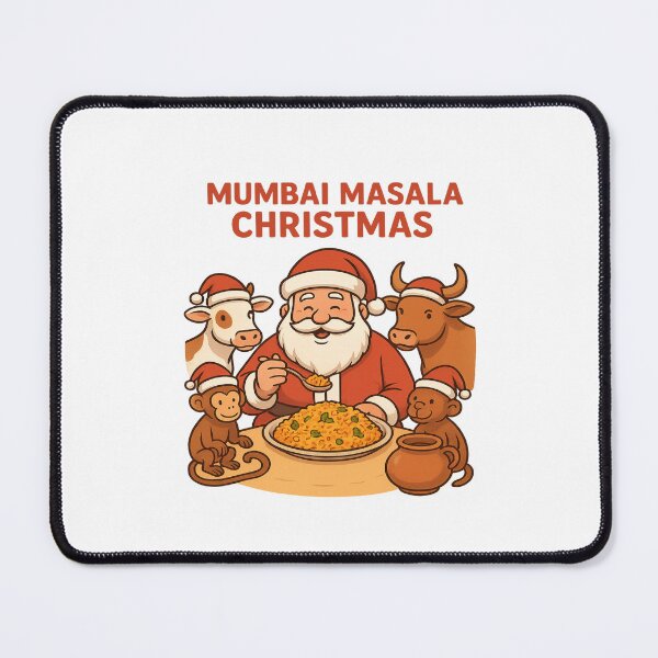 Item preview, Mumbai Masala Christmas – Santa’s Christmas Around the World Tour designed and sold by Globalcitytees.