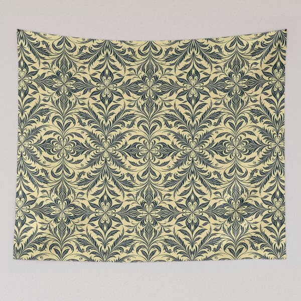 Item preview, Green, Flowers & Leaves, Abstract Artistic Stylize, Symmetrical Repeated Texture Pattern (image size 8320x12480) designed and sold by Digital-Davinci.