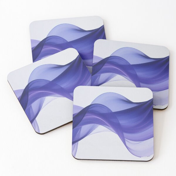 Item preview, Flowing Abstract Purple Silk Wave Ribbon Design with Smooth Motion and Minimalist Modern Artistic Style designed and sold by Mimoshi ⭐⭐⭐⭐⭐.