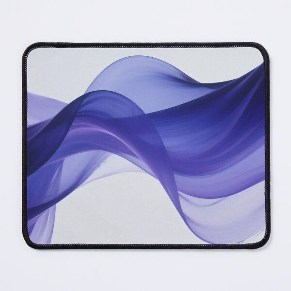 Item preview, Flowing Abstract Purple Silk Wave Ribbon Design with Smooth Motion and Minimalist Modern Artistic Style designed and sold by Mimoshi ⭐⭐⭐⭐⭐.