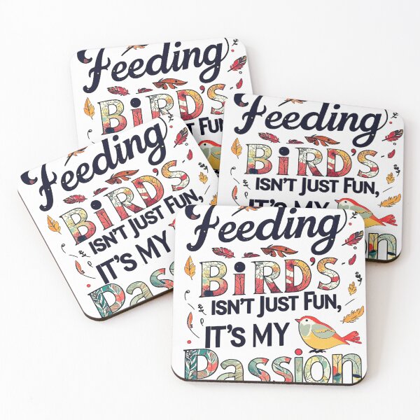Item preview, Feeding Birds Isn’t Just Fun, It’s My Passion – Birdwatcher Identity Quote designed and sold by SnarkyTextStudiO.