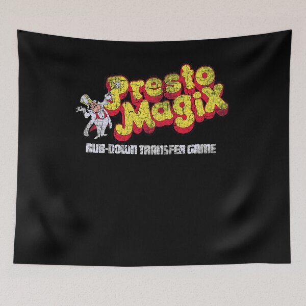 Item preview, Presto Magix Rub Down Transfer Game Logo designed and sold by mobifnikhp.