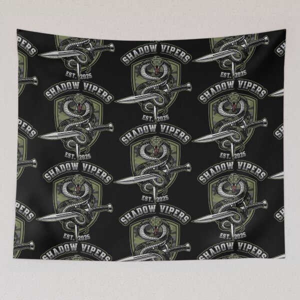Item preview, Shadow Vipers Tactical Badge Featuring Cobra and Dagger designed and sold by SplashTastic.