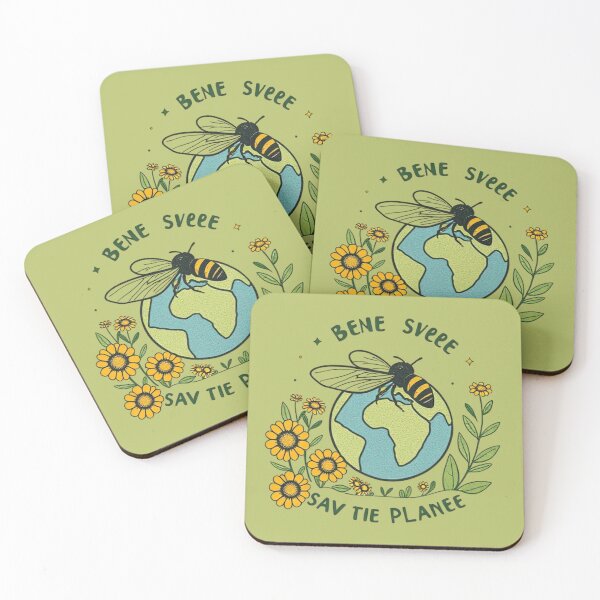 Item preview, Bee save the planet eco friendly design classic tshirt designed and sold by anandsiva2703.