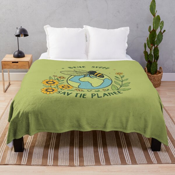 Item preview, Bee save the planet eco friendly design classic tshirt designed and sold by anandsiva2703.
