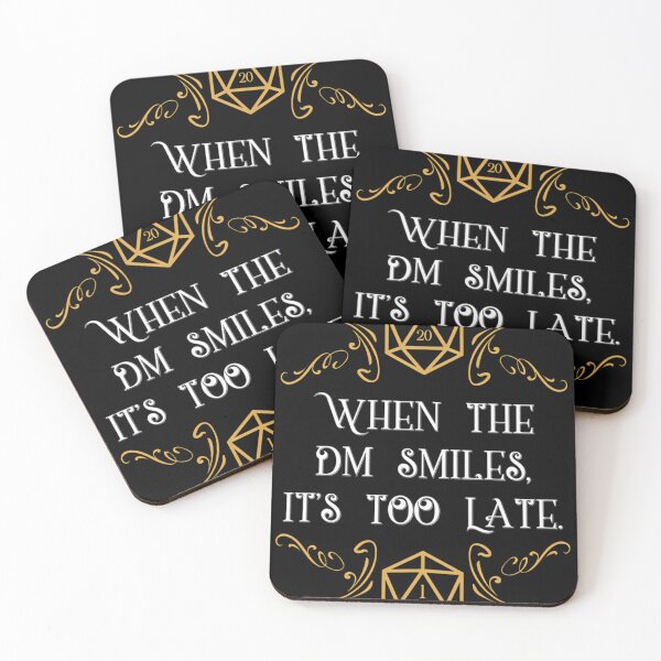 Item preview,  When The Master Smiles It'S Too Late 20 Sided Dice designed and sold by SHIRLEYHROW.