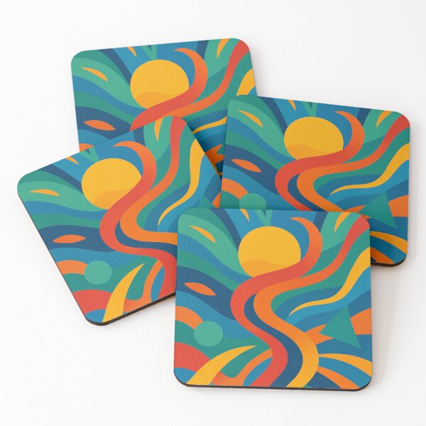 Item preview, Abstract sunrise – colors, shapes and energy in harmony designed and sold by Eric Nagel.