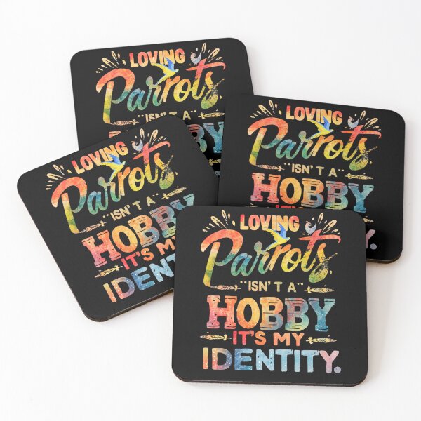 Item preview, Loving Parrots Isn’t a Hobby, It’s My Identity – Parrot Lover Quote Design designed and sold by SnarkyTextStudiO.