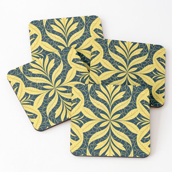 Item preview, Green, Flowers & Leaves, Abstract Artistic Stylize, Symmetrical Repeated Texture Pattern (image size 8320x12480) designed and sold by Digital-Davinci.