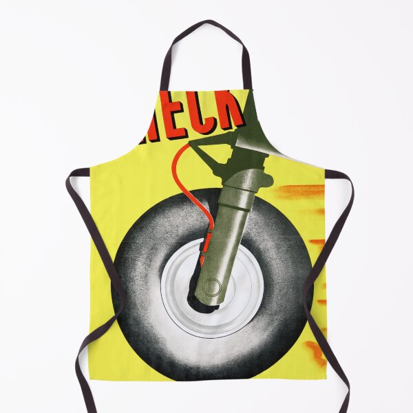 Item preview, Vintage Mid-Century Aviation Safety Poster | Check Brakes While Taxi | Bold Colors & Modernist Design | Home Decor designed and sold by artofuniverse.