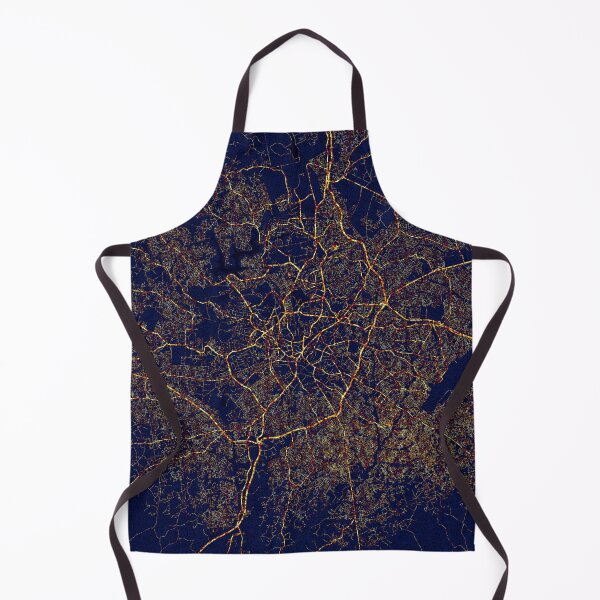 Item preview, Ibadan, Oyo, Nigeria Map - City At Night designed and sold by deMAP.