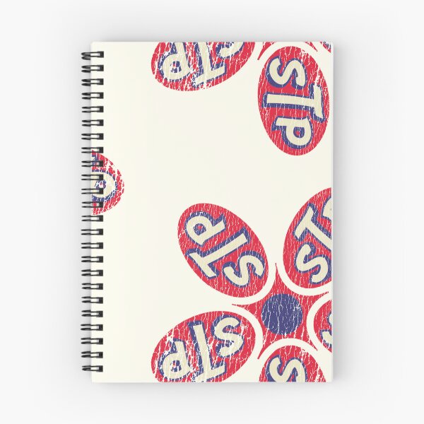Item preview, STP flower seventies Hot Rod, V-dub, Gasser - aged, burnout print designed and sold by retropetrol.