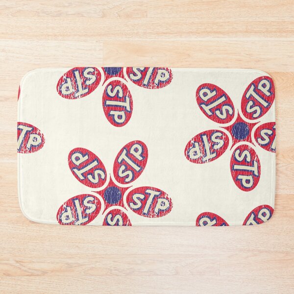 Item preview, STP flower seventies Hot Rod, V-dub, Gasser - aged, burnout print designed and sold by retropetrol.