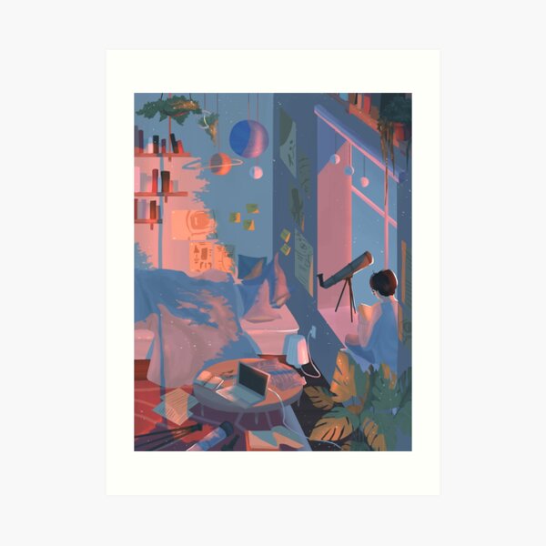 waiting for the stars Art Print