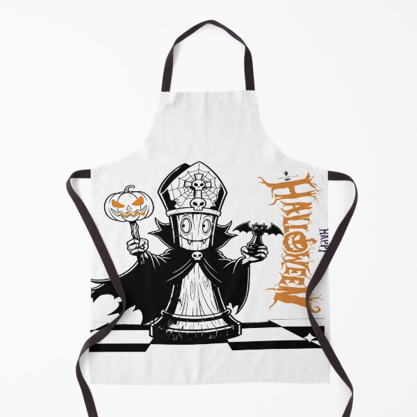 Item preview, Halloween Chess Bishop – Spooky Pumpkin & Bat Design designed and sold by PawnShiftGoods.