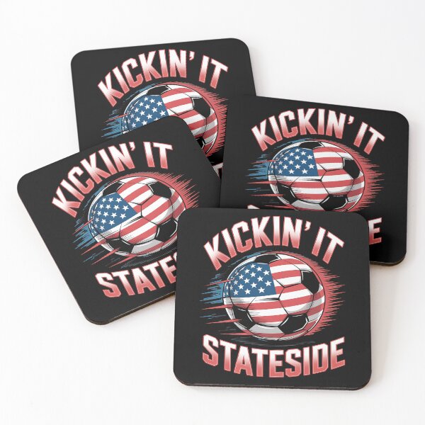 Item preview, usa soccer - patriotic soccer - 2026 soccer - red white and blue - american sports - stars and stripes soccer - bald eagle soccer - freedom soccer - Kickin’ It Since 1776  designed and sold by JansenGS.