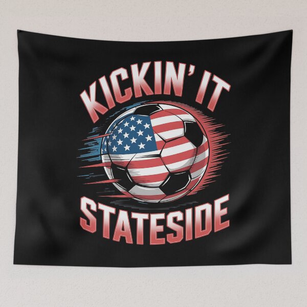 Item preview, usa soccer - patriotic soccer - 2026 soccer - red white and blue - american sports - stars and stripes soccer - bald eagle soccer - freedom soccer - Kickin’ It Since 1776  designed and sold by JansenGS.