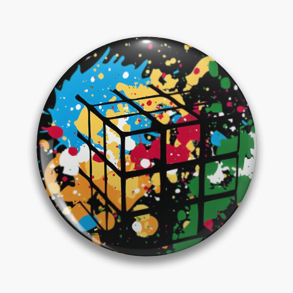 Item preview, Rubik Colourful Splatters designed and sold by YOUNSIMPSON.