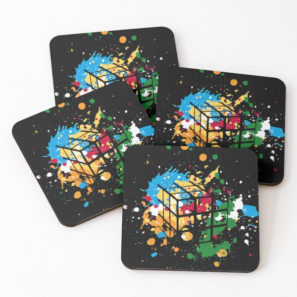 Item preview, Rubik Colourful Splatters designed and sold by YOUNSIMPSON.