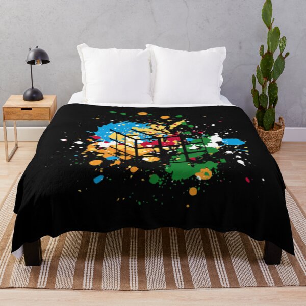 Item preview, Rubik Colourful Splatters designed and sold by YOUNSIMPSON.
