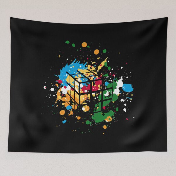 Item preview, Rubik Colourful Splatters designed and sold by YOUNSIMPSON.