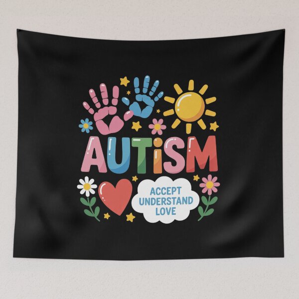 Item preview, Autism Accept Understand Love designed and sold by tabdejinti.