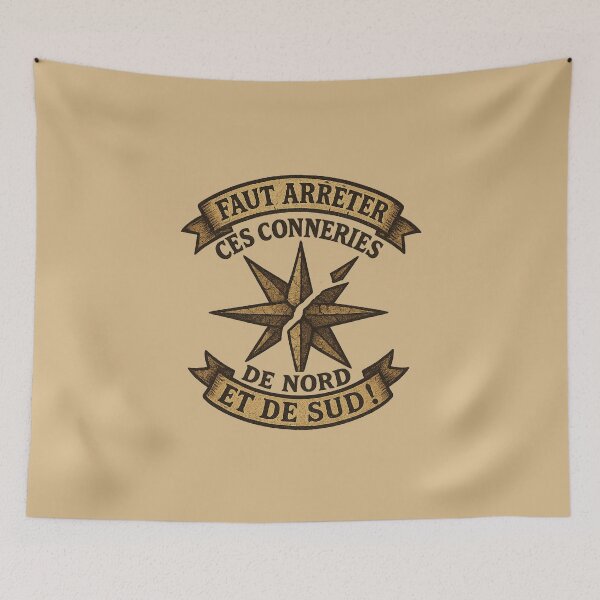 Item preview, Compass Rose Medieval – “We have to stop this north and south bullshit!” designed and sold by Bratak.
