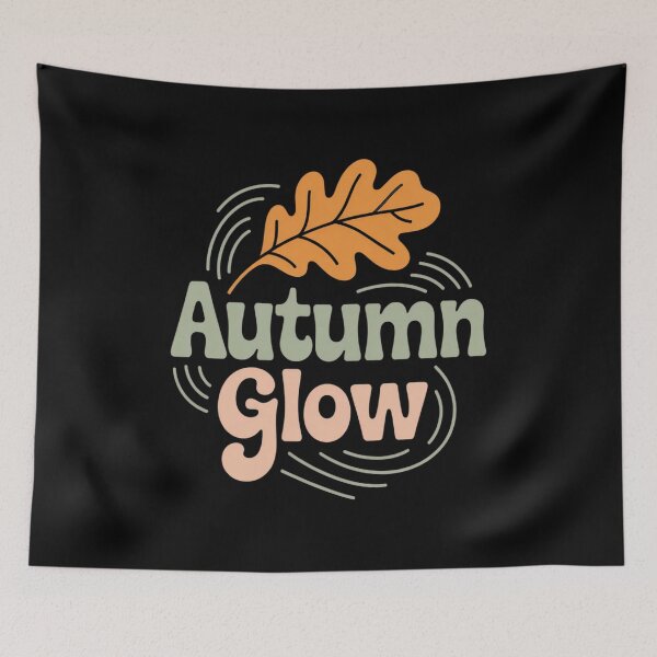 Item preview, Autumn Glow Playful Falling Leaf Graphic designed and sold by tabdejinti.