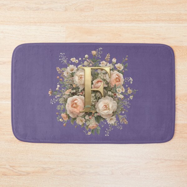 Item preview, Floral Monogram Letter F Wall Art – Elegant Gold Initial F with Roses & Peonies | Personalized Wedding Gift, Nursery Decor, Feminine Botanical Initial F Print designed and sold by AmenAlways.