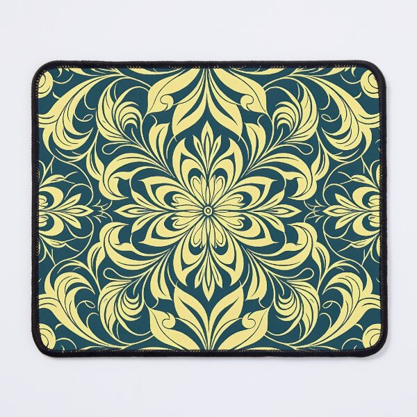 Item preview,  Green, Flowers & Leaves, Abstract Artistic Stylize, Symmetrical Repeated Texture Pattern (image size 8320x12480) designed and sold by Digital-Davinci.